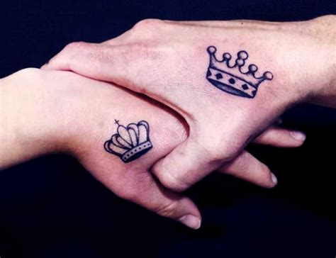 amor coronas significado tatuajes para parejas|34 tatuajes de amor ideales para parejas